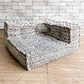 アデペシュ a.depeche ブロックマルチソファ Block Multi Sofa コーナー ジオ グレー GEO gray 定価￥41,800- ●