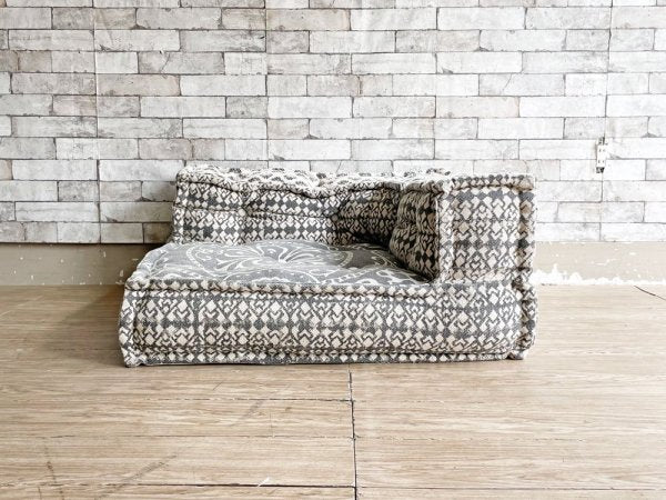 アデペシュ a.depeche ブロックマルチソファ Block Multi Sofa コーナー ジオ グレー GEO gray 定価￥41,800- ●