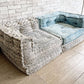 アデペシュ a.depeche ブロックマルチソファ Block Multi Sofa コーナー ジオ グレー GEO gray 定価￥41,800- ●