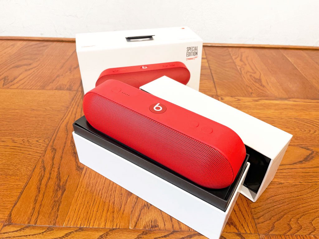 ビーツ エレクトロニクス Beats Pill+ ポータブル ワイヤレス スピーカー ML4Q2PA/A Product red シトラスレッド Bluetooth  国内正規品 ★