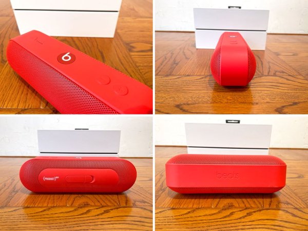 ビーツ エレクトロニクス Beats Pill+ ポータブル ワイヤレス スピーカー ML4Q2PA/A Product red シトラスレッド Bluetooth  国内正規品 ★