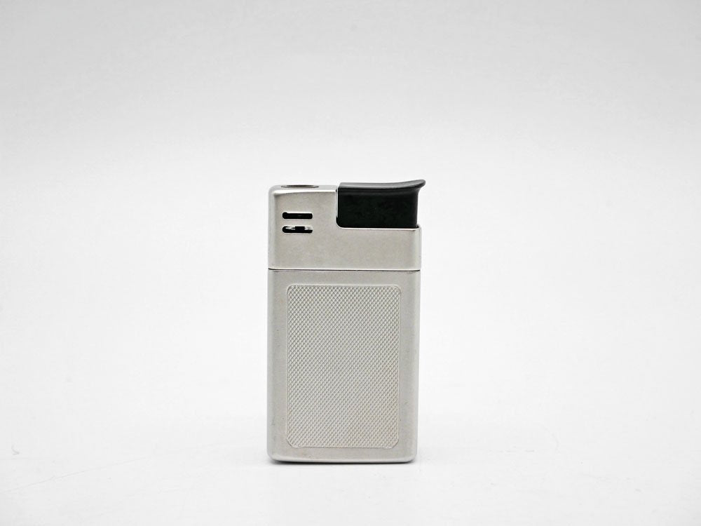 ブラウン BRAUN マッチ2 mach2 ポケットライター ガスライター シルバー 専用ケース＆箱付 ディーター・ラムス Dieter Rams ドイツビンテージ ジャンク品 希少 ●