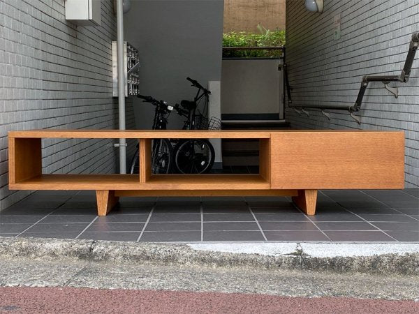 ウニコ unico コルソ CORSO オーク材 AVボード ローボード ナチュラル W150cm 廃番 北欧ビンテージスタイル ■