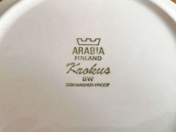 アラビア ARABIA クロッカス krokus エステリ・トムラ Esteri Tomula スープ皿 ビンテージ 廃番希少 A♪