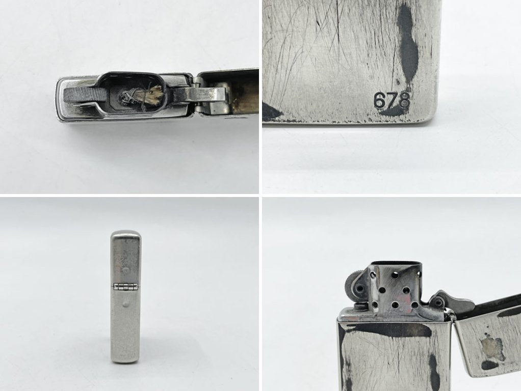 ジッポー zippo オイルライター LED-ZEPPELIN レッドツェッペリン 1991年製 シルバープレート ●