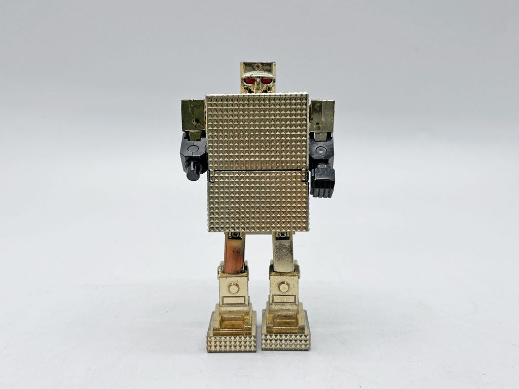 ポピー 黄金戦士 ゴールドライタン 超合金 GB-37 クリスタルカット ゴールドライタン レトロ 80s ロボット アニメ ●