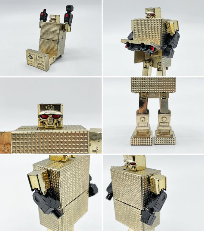 ポピー 黄金戦士 ゴールドライタン 超合金 GB-37 クリスタルカット ゴールドライタン レトロ 80s ロボット アニメ ●