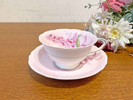 パラゴン Paragon ライラック Lilac ティーカップ＆ソーサー Tea cup & Saucer ピンク Pink 英国 イギリス アンティーク ★