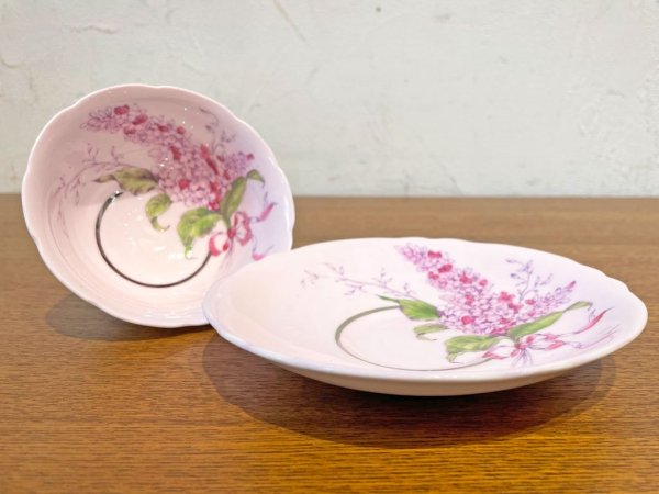 パラゴン Paragon ライラック Lilac ティーカップ＆ソーサー Tea cup & Saucer ピンク Pink 英国 イギリス アンティーク ★