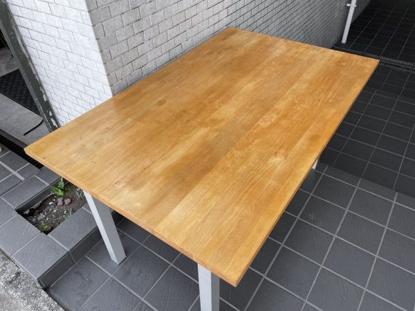 無印良品 MUJI ダイニングテーブル アルミレッグ W135cm シンプルモダン ■