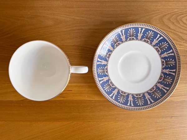 ウェッジウッド WEDGWOOD ベレスフォード Beresford リーシェイプ カップ＆ソーサーセット C&S 英国 廃番 希少 A ♪