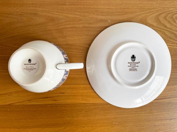 ウェッジウッド WEDGWOOD ベレスフォード Beresford リーシェイプ カップ＆ソーサーセット C&S 英国 廃番 希少 A ♪