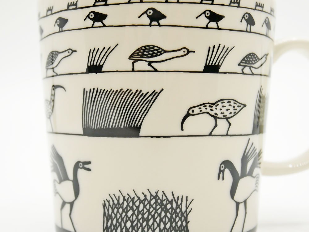 イッタラ iittala 50th Anniversary Birds Mug マグカップ SCOPE別注 ブラック オイバ トイッカ Oiva Toikka 北欧食器 ●