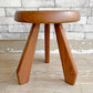 カッシーナ Cassina メリベル スツール 523 TABOURET MERIBEL アメリカンウォールナット無垢材 シャルロット・ペリアン 定価￥165,000- ●