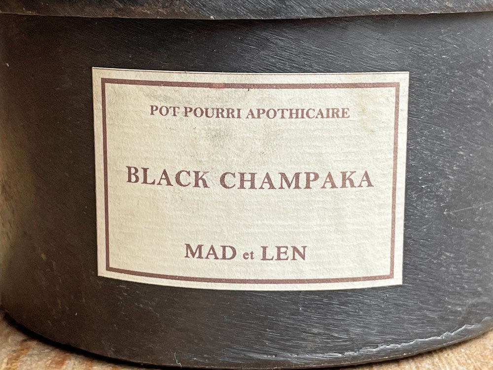 マドエレン MAD et LEN ポットポプリ アンバー BLACK CHAMPAKA 琥珀樹脂 PETITサイズ ルームフレグランス ♪