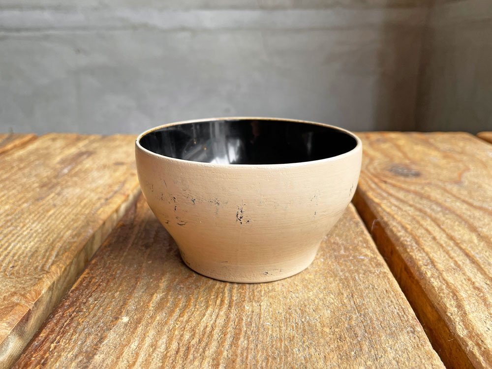 赤木明登 飯椀 茶碗 ボウル 白漆 Φ9cm 現代作家 伝統工芸 ♪