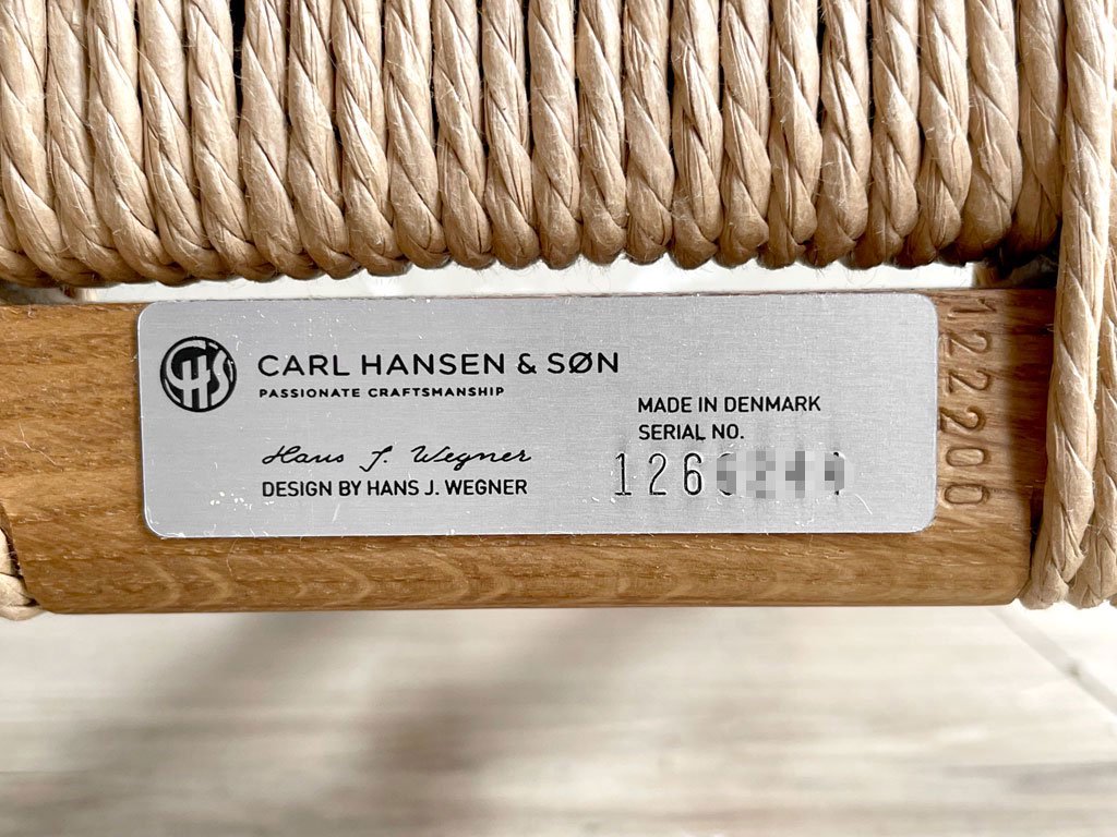 カールハンセン＆サン Carl Hansen & Son CH24 Yチェア オーク材 オイルフィニッシュ ハンス・J・ウェグナー 北欧 デンマーク 定価￥128,700- 〓