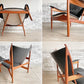 ワンコレクション Onecollection チーフテン チェア Chieftain Chair ラウンジチェア チーク材 本革 ブラック フィン・ユール Finn Juhl 北欧 デンマーク ●