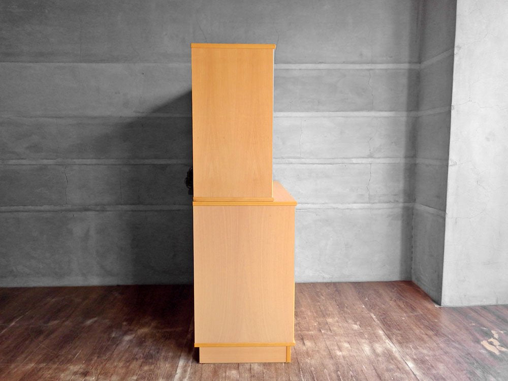 ハンメル hammel furniture ミストラル Mistral ガラスキャビネット 幅90  分割式 バックライト付 システム収納 店舗什器 デンマーク ♪