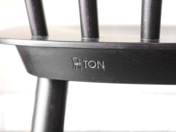 トン TON TO-35 アイロニカ Ironica ダイニングチェア ビーチ材 曲木 ダークウッド色 チェコ B ◎