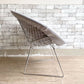 ノル Knoll ダイヤモンドチェア Diamond Chair フルカバーリング グレー ハリー ベルトイア Harry Bertoia ミッドセンチュリー ●