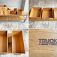 トラックファニチャー TRUCK FURNITURE AG シェルフ AG SHELF TV BOARD AVボード AG BOX S・Lサイズ付き ナラ無垢材 スチール 合計定価￥160,600-♪