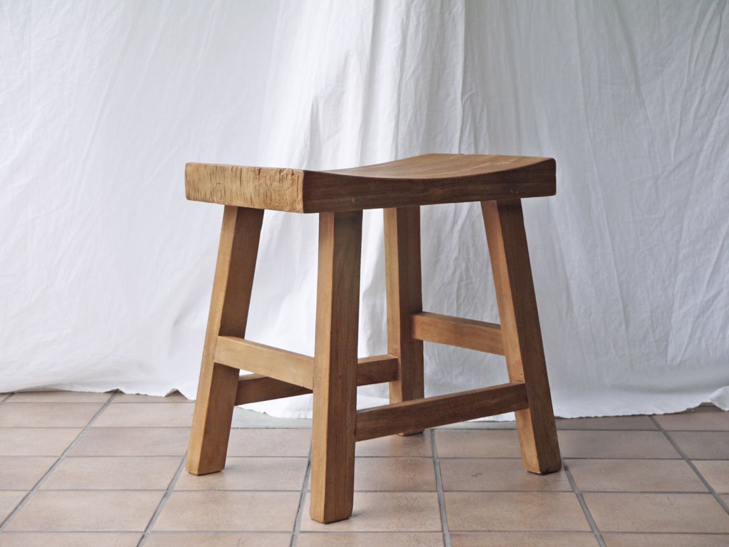 シカデザイン Sika Design チャールズ スツール Charles Stool チーク古材 ボートウッド クラフト ◇