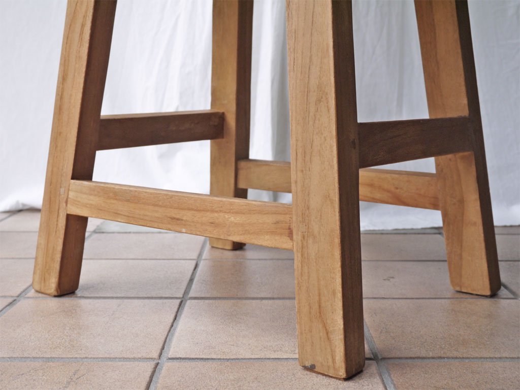 シカデザイン Sika Design チャールズ スツール Charles Stool チーク古材 ボートウッド クラフト ◇