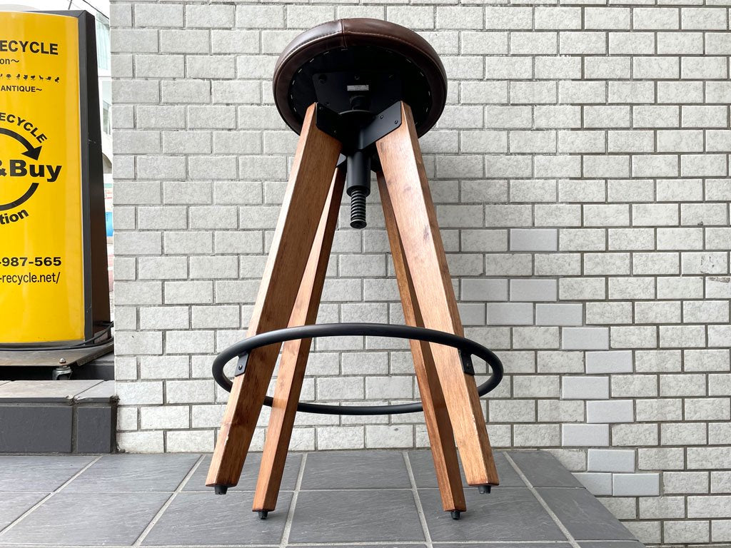 ジャーナルスタンダード ファニチャー journal standard furniture シノン CHINON ハイスツール カウンターチェア 座面回転昇降 インダストリアル 工業系 B ■