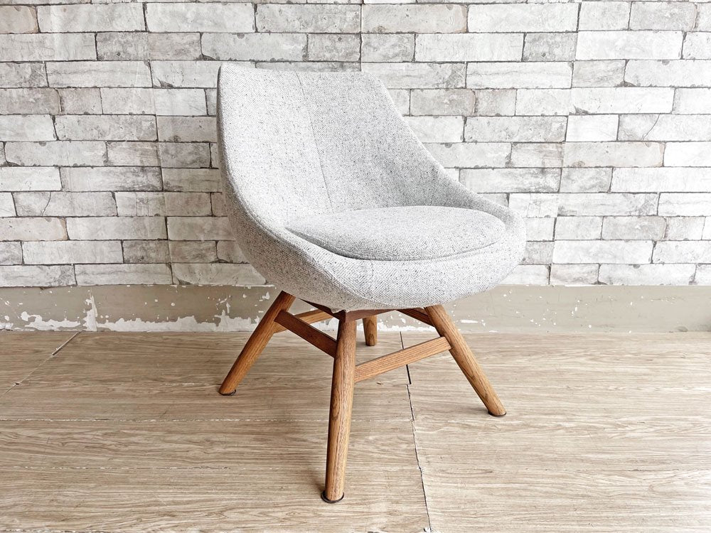 モモナチュラル Momo Natural モールドラウンドチェア MOLD ROUND CHAIR EM オーク材 カバーリング仕様 定価￥47,300- ●