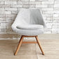 モモナチュラル Momo Natural モールドラウンドチェア MOLD ROUND CHAIR EM オーク材 カバーリング仕様 定価￥47,300- ●