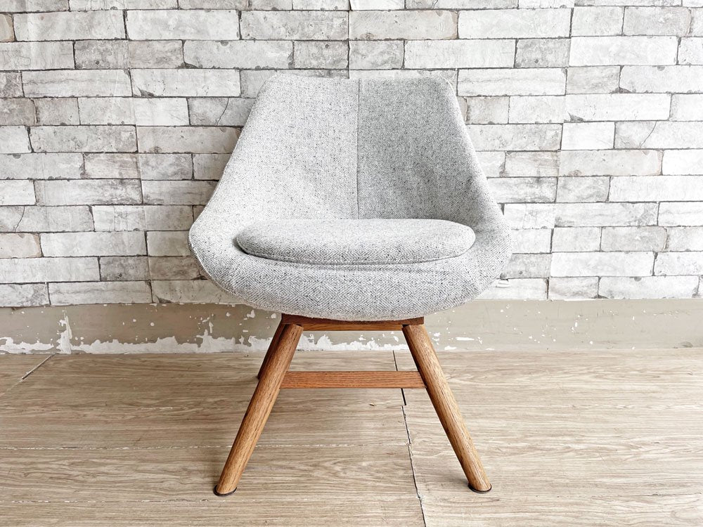 モモナチュラル Momo Natural モールドラウンドチェア MOLD ROUND CHAIR EM オーク材 カバーリング仕様 定価￥47,300- ●