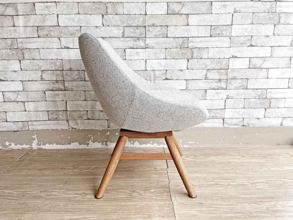 モモナチュラル Momo Natural モールドラウンドチェア MOLD ROUND CHAIR EM オーク材 カバーリング仕様 定価￥47,300- ●