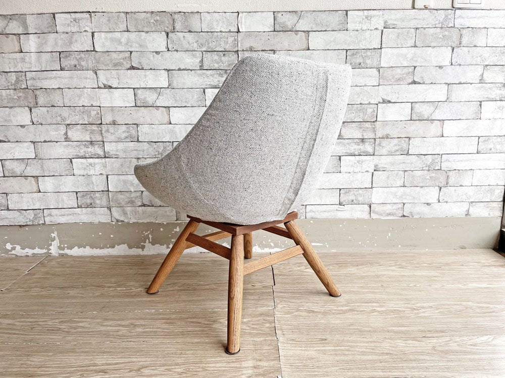 モモナチュラル Momo Natural モールドラウンドチェア MOLD ROUND CHAIR EM オーク材 カバーリング仕様 定価￥47,300- ●