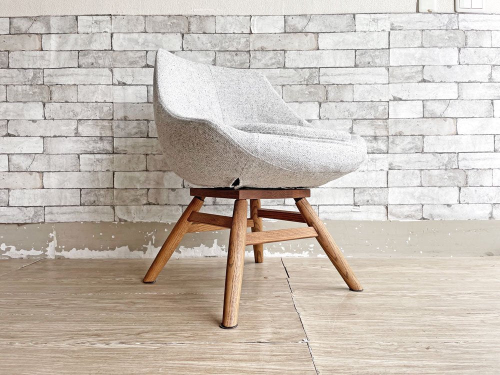 モモナチュラル Momo Natural モールドラウンドチェア MOLD ROUND CHAIR EM オーク材 カバーリング仕様 定価￥47,300- ●