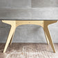 イーアンドワイ E＆Y ペガサス ダイニングテーブル PEGASUS DINING TABLE Sサイズ ホワイト WU-1 W140 ビーチ材プライウッド×ガラストップ 定価\132,000- ♪