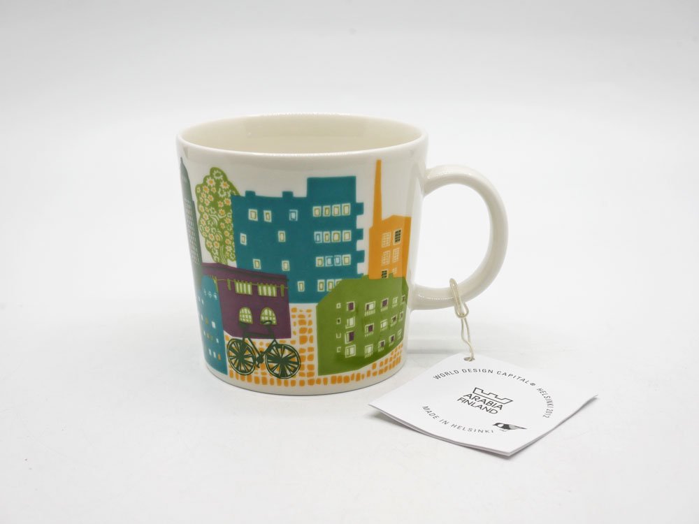 アラビア ARABIA ホームタウンマグ Hometown Mug ダウンタウン downtown ミーラ・ズカレ Miira Zukale 2012年 ヘルシンキ フィンランド 北欧食器 廃番 ●