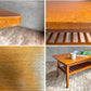 パシフィックファニチャーサービス P.F.S. ローテーブル ティーテーブル DH TEA TABLE WITH SHELF Lサイズ ダークブラウン ナラ材 定価\70,400-♪