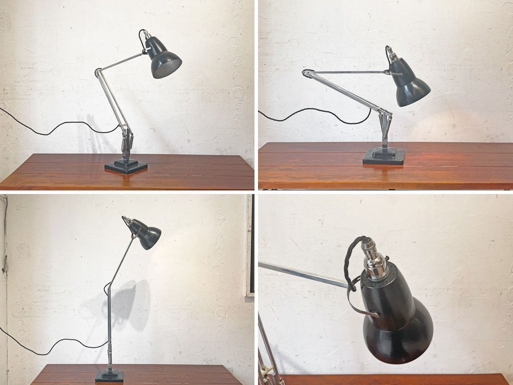 アングルポイズ ANGLEPOISE オリジナル ♯1227 デスクランプ Original 1227 Desk lamp ブラック ハンドリペイント 英国 タスクランプ ★