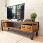 トラックファニチャー TRUCK FURNITURE AG シェルフ AG SHELF TV BOARD AVボード AG BOX S・Lサイズ付 楢無垢材 スチール 定価合計￥134,200-★