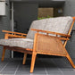 アクメファニチャー ACME Furniture ウィッカー ソファ WICKER SOFA 2P ハックベリー ラタン ファブリック グレー USビンテージスタイル ■