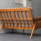 アクメファニチャー ACME Furniture ウィッカー ソファ WICKER SOFA 2P ハックベリー ラタン ファブリック グレー USビンテージスタイル ■