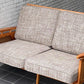 アクメファニチャー ACME Furniture ウィッカー ソファ WICKER SOFA 2P ハックベリー ラタン ファブリック グレー USビンテージスタイル ■