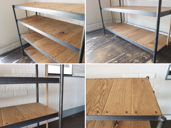 トラックファニチャー TRUCK FURNITURE ドック DOCK シェルフ エスエフ SHELF-SF ナラ無垢材 オープンシェルフ ◎