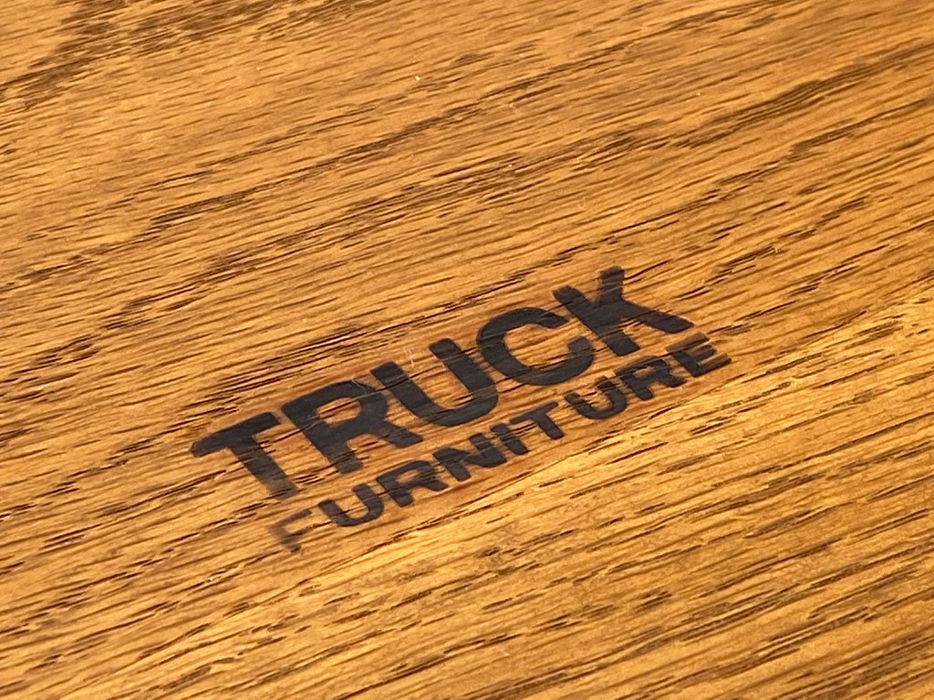 トラックファニチャー TRUCK FURNITURE オーク ガラストップ ローテーブル OAK GLASS-TOP LOW TABLE W110cm ■