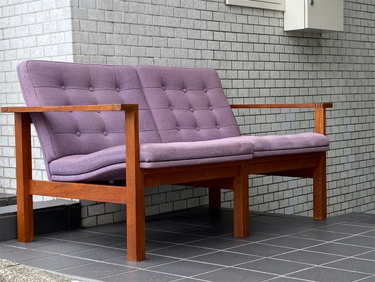 フランス＆サン France & Son モジュラインソファ Moduline Sofa 2Pソファ チーク材 オーレ・ゲルロフ・クヌードセン&トーベン・リンド デンマークビンテージ 北欧  ■