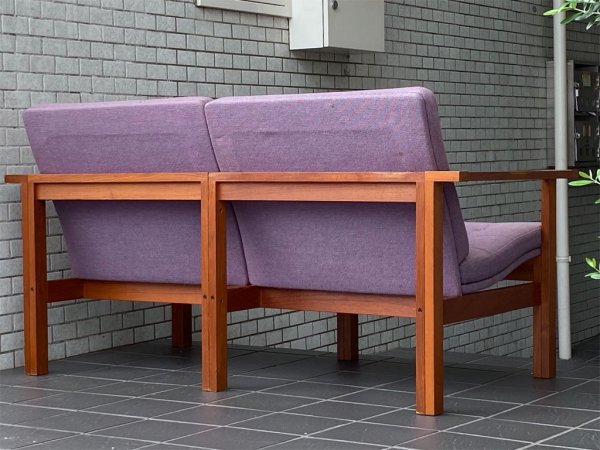 フランス＆サン France & Son モジュラインソファ Moduline Sofa 2Pソファ チーク材 オーレ・ゲルロフ・クヌードセン&トーベン・リンド デンマークビンテージ 北欧  ■