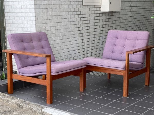 フランス＆サン France & Son モジュラインソファ Moduline Sofa 2Pソファ チーク材 オーレ・ゲルロフ・クヌードセン&トーベン・リンド デンマークビンテージ 北欧  ■