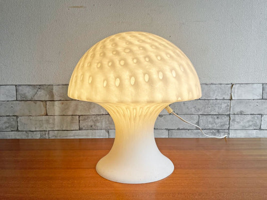 パイル＆プッツラー Peill＆Putzler マッシュルーム ランプ Mushroom Lamp フロストガラス ドイツ 70sビンテージ フクラ HUKLA取扱い 希少 ●