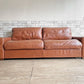 ウニコ unico テラ TERRA レザーソファ 3シーター Leather sofa 3 seater 3人掛け 本革 ブラウン フェザークッション 廃番 定価￥217,800- ●